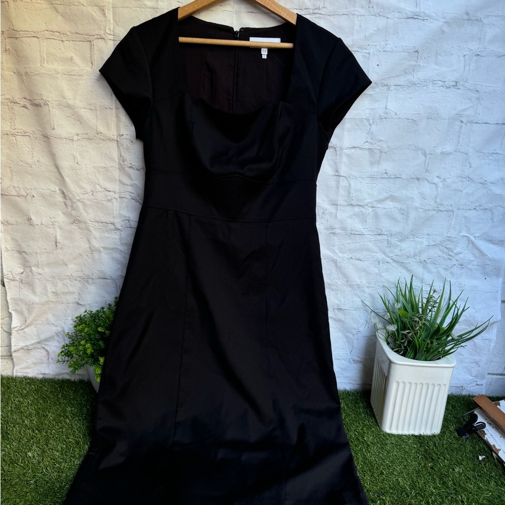 REISS HAISLEY TAILORED DRESS IN BLACK Size US 10 new - Picture 6 of 13